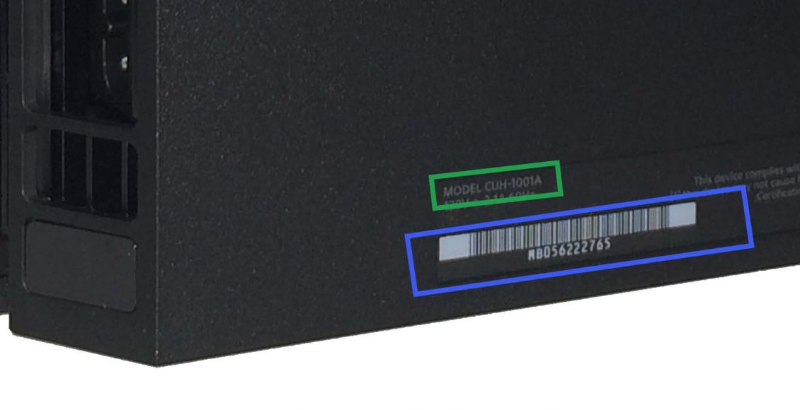 ps4 model number on ps4